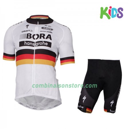 Enfant Combinaison Cycliste + Cuissard 2017 Bora-Hansgrohe Championnats de Allemagne
